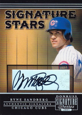 MLBカード【ライン サンドバーグ】 2005 Donruss Signature Signature 