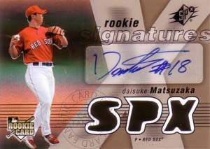 松坂大輔 2007 SPx Rookie Signatures ｜カードファナティック公式通販