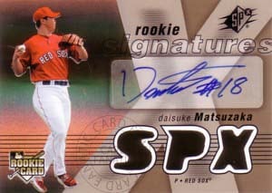 松坂大輔　2007 SPｘ Rookie Signatures