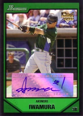 岩村明憲　2007 Bowman Rookie Autograph