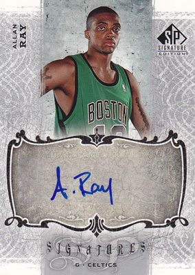 【アラン レイ】 2006/07 UD SP Signature Edition Signatures (Allan Ray)(直筆サインカード)
