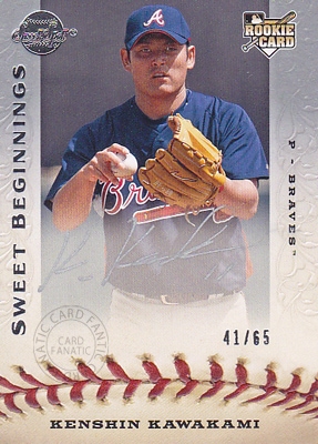 MLBカード【川上憲伸】2009 Sweet Spot Rookie Signatures Silver 65枚限定！（41/65）