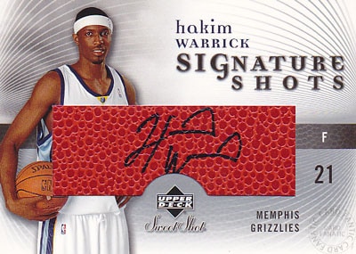 【ハキム ウォリック】 2005/06 UD Sweet Shot Signature Shots (Hakim Warrick)(直筆サインカード)