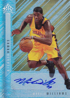 【マーヴィン ウィリアムス】 2006/07 UD Reflections Signature Gold 25枚限定！ (Marvin Williams)(02/25)(直筆サインカード)