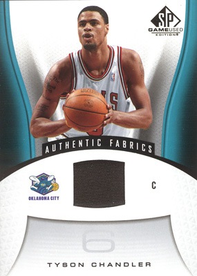 タイソン・チャンドラー】2006/07 UD SP Game Used Jersey！Tyson