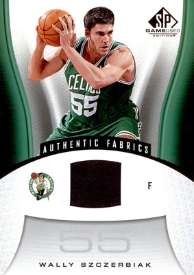 【ウォーリー・ザービアック】2006/07 UD SP Game Used Jersey！Wally Szczerbiak【NBA カード】