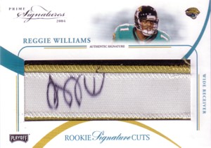 Reggie Williams　2004 Playoff Prime Sigatures Rookie Autograph　99枚限定！