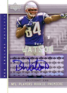 Ben Watson　2004 Upper Deck Rookie Premiere Autographs