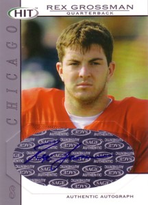 Rex Grossman　2004 Sage Hit Autographs Silver