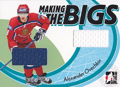 【アレキサンダー オベチキン】2005/06 In The Game Heroes&Prospects Making The Bigs Jersey （Alexander Ovechkin）（ジャージカード）(NHL) (アイスホッケー)