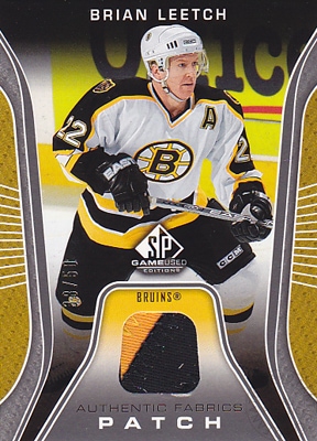 【ブライアン リーチ】2006/07 SP Game Used Authentic Fabrics Patch　50枚限定！（38/50） （Brian Leetch）（ジャージカード）(NHL) (アイスホッケー)
