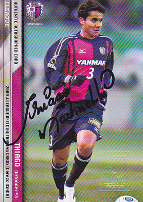 Ｊリーグカード【チアゴ】2009 セレッソ大阪 直筆サインカード 75枚限定！（51/75）