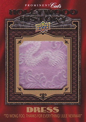 ムービーカード【パトリック　スウェイジ】2009 UD Prominent Cuts Hollywood History Relics（Patrick Swayze）