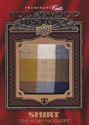 ムービーカード【ジャッキー　グリーソン】2009 UD Prominent Cuts Hollywood History Relics（Jackie Gleason）