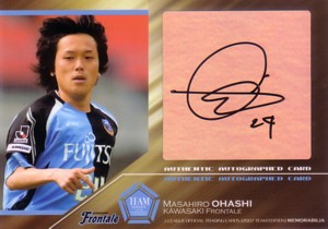 大橋 正博　2007 J リーグ TE 川崎フロンターレ 直筆サインカード！