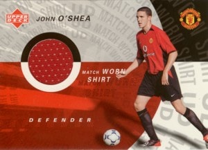 John O'Shea　2003 UD Manchester United Match-Worn Shirt