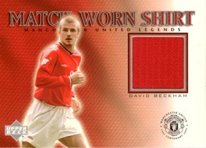 David Beckham　2002 UD Manchester United Legends Match-Worn Shirt