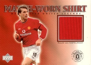 Ruud Van Nistelrooy　2002 UD Manchester United Legends Match-Worn Shirt