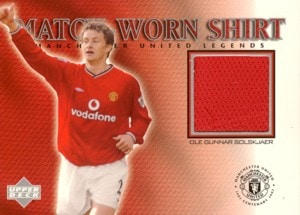 Ole Gunnar Solskjaer　2002 UD Manchester United Legends Match-Worn Shirt
