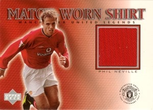 Phil Neville　2002 UD Manchester United Legends Match-Worn Shirt