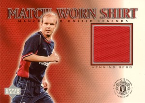 Henning Berg　2002 UD Manchester United Legends Match-Worn Shirt