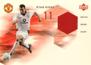 Ryan Giggs　2002 UD Manchester United Match-Worn Shirt
