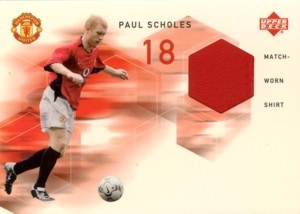 Paul Scholes　2002 UD Manchester United Match-Worn Shirt