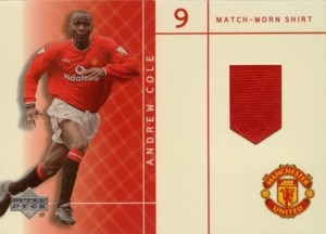 Andrew Cole　2001 UD Manchester United Match-Worn Shirt