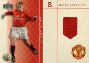 Nicky Butt　2001 UD Manchester United Match-Worn Shirt
