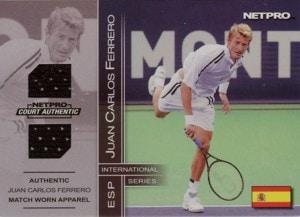 Juan Carlos Ferrero　2003 Netpro International Match Worn Apparel