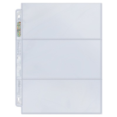 Ultra Pro Page View, Platinum (100 Counts), 1 Bag, 8" X 10", Archival Quality, Polypropylene, PVC & Acid Free, 100 Pages Per Box