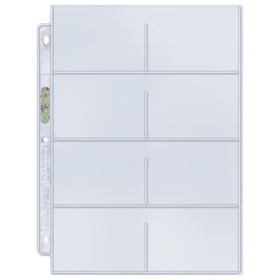 ウルトラプロ (Ultra Pro) 8ポケット シート 横向きカード用