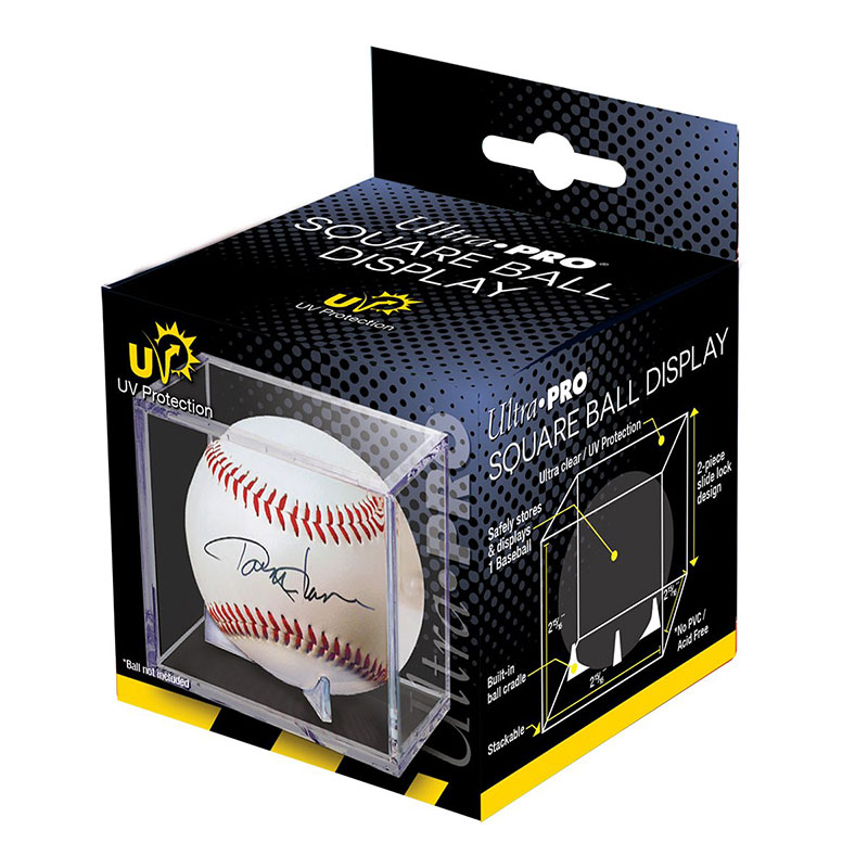 ウルトラプロ (Ultra Pro) UVプロテクト仕様ボールケース 36個入り #81528 | Baseball Clear Square UV Holder