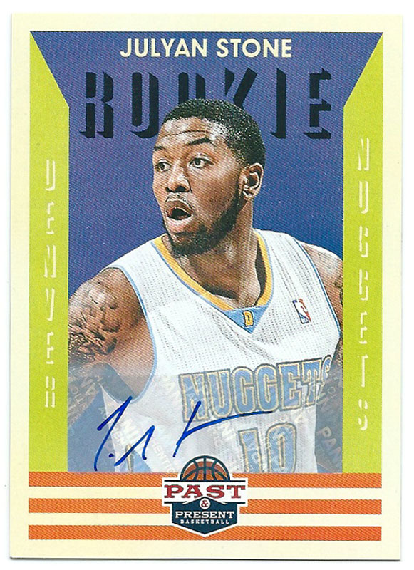 ジュリアン・ストーン 2012-13 Panini Past & Present Signatures Rookie Julyan Stone Auto