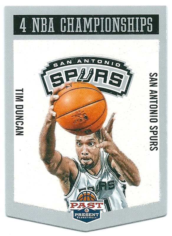 ティム・ダンカン 2012-13 Panini Past & Present Winning Touch Banners Tim Duncan