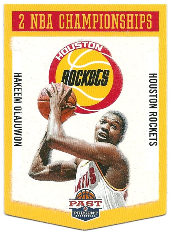 アキーム・オラジュワン 2012-13 Panini Past & Present Winning Touch Banners Hakeem Olajuwon