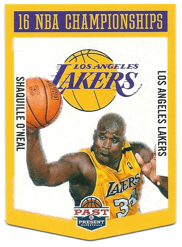 シャキール・オニール 2012-13 Panini Past & Present Winning Touch Banners Shaquille O'Neal