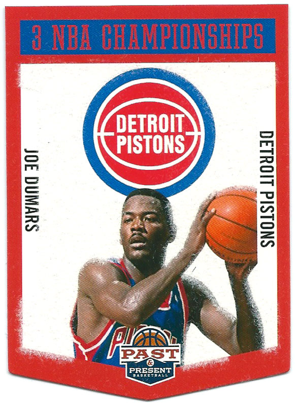 ジョー・デュマース 2012-13 Panini Past & Present Winning Touch Banners Joe Dumars
