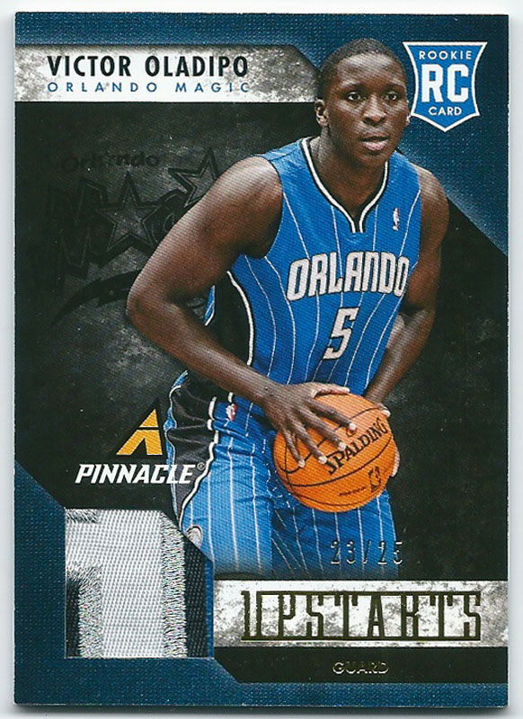 ビクター・オラディポ 2013-14 Panini Pinnacle Upstart Jerseys Victor Oladipo Patch Prime Rookie 23/25