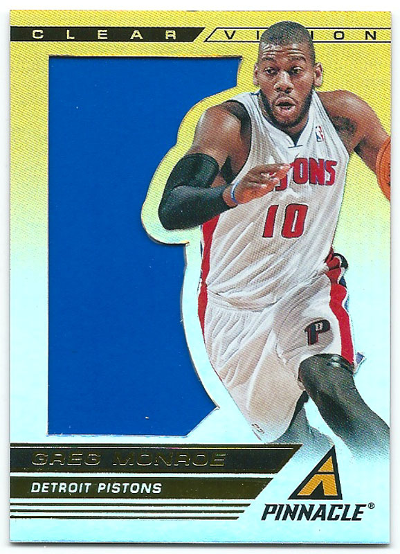 グレッグ・モンロー 2013-14 Panini Pinnacle Clear Vision 1st Quarter Greg Monroe