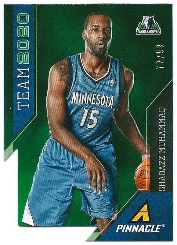 シャバズ・ムハンマド 2013-14 Panini Pinnacle Team 2020 Die-Cuts Shabazz Muhammad 72/99