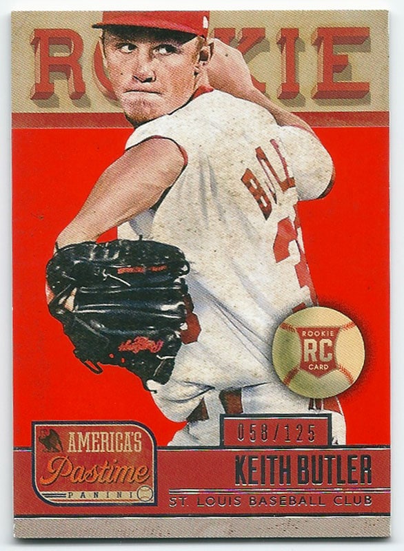 キース・バトラー 2013 America's Pastime Rookies Keith Butler 058/125
