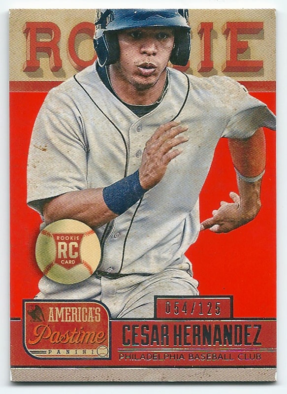 シーザー・ヘルナンデス 2013 America's Pastime Rookies Cesar Hernandez 054/125