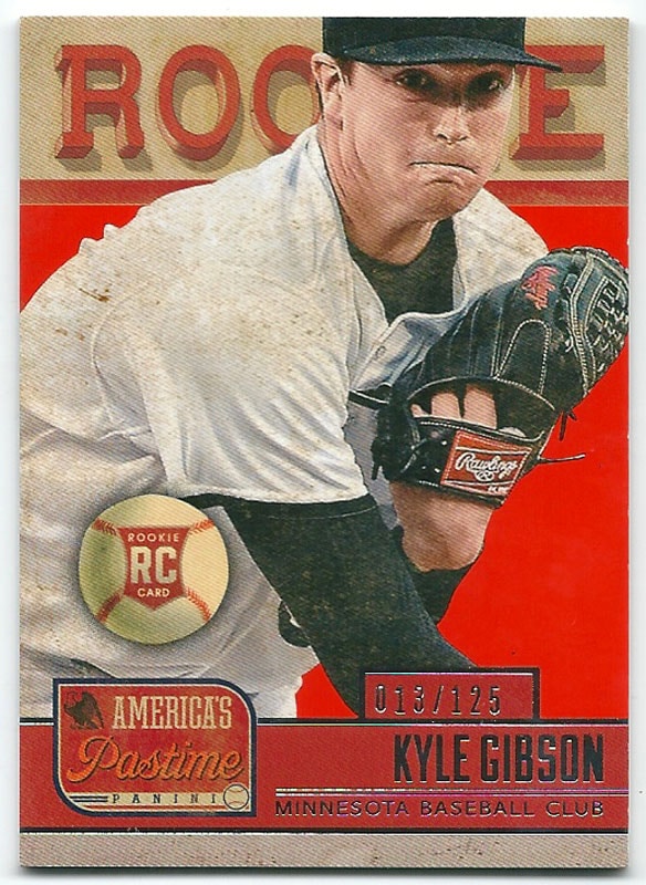 カイル・ギブソン 2013 America's Pastime Rookies Kyle Gibson 013/125