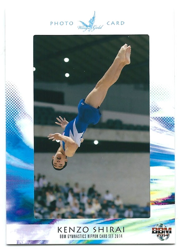 白井健三 2014BBM体操NIPPON フォトカード 030/100