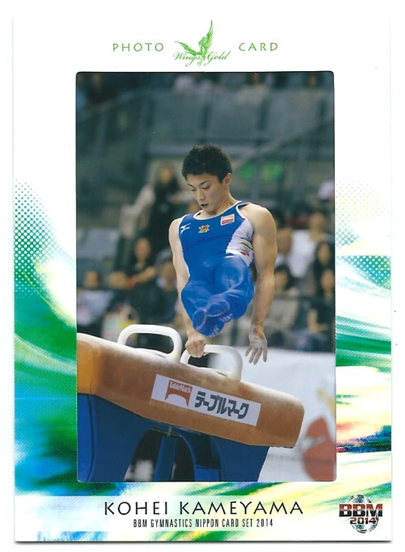 亀山耕平 2014BBM体操NIPPON フォトカード 037/100