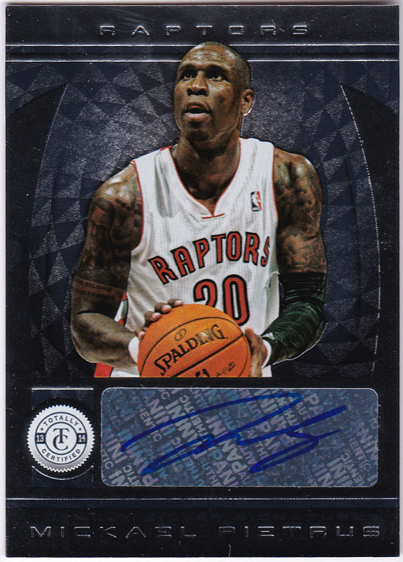 ミカエル・ピートラス 2013-14 Panini Totally Certified Autographs Mickael Pietrus Auto