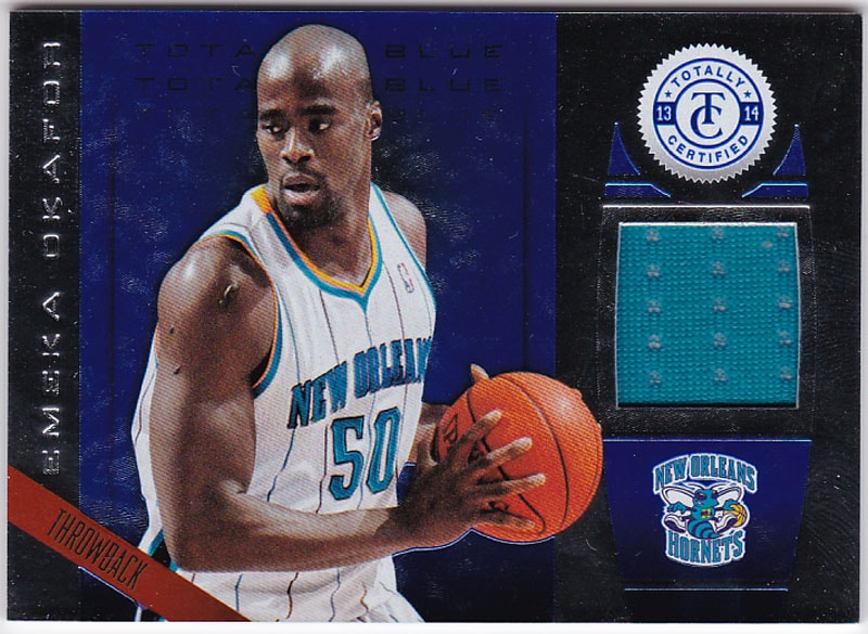 エメカ・オカフォー 2013-14 Panini Totally Certified Materials Throwback Blue Emeka Okafor 58/99