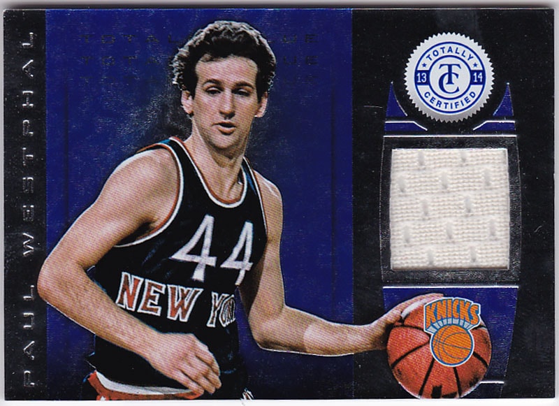 ポール・ウェストファル 2013-14 Panini Totally Certified Materials Blue Paul Westphal 10/49