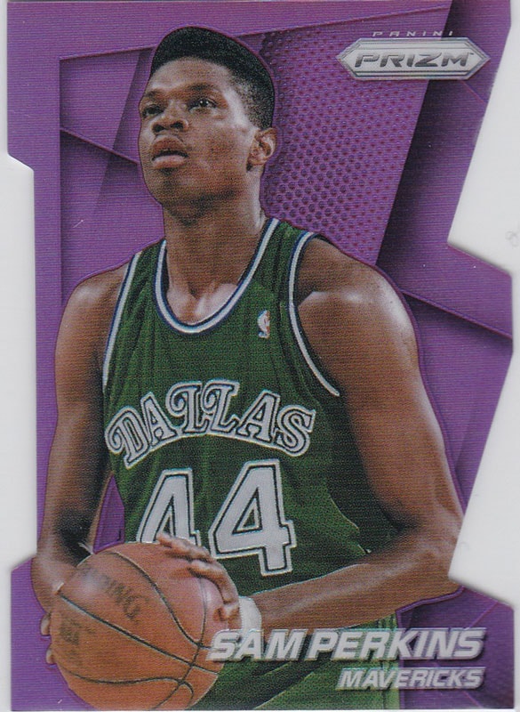 サム・パーキンス Sam Perkins NBA 2014-15 Prizm Purple Die-Cut 120/139